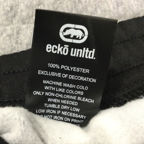 Ecko Unlimited Black/White/Gray Sweatpants Size 3XL EO31G632 - Picture 9 of 9